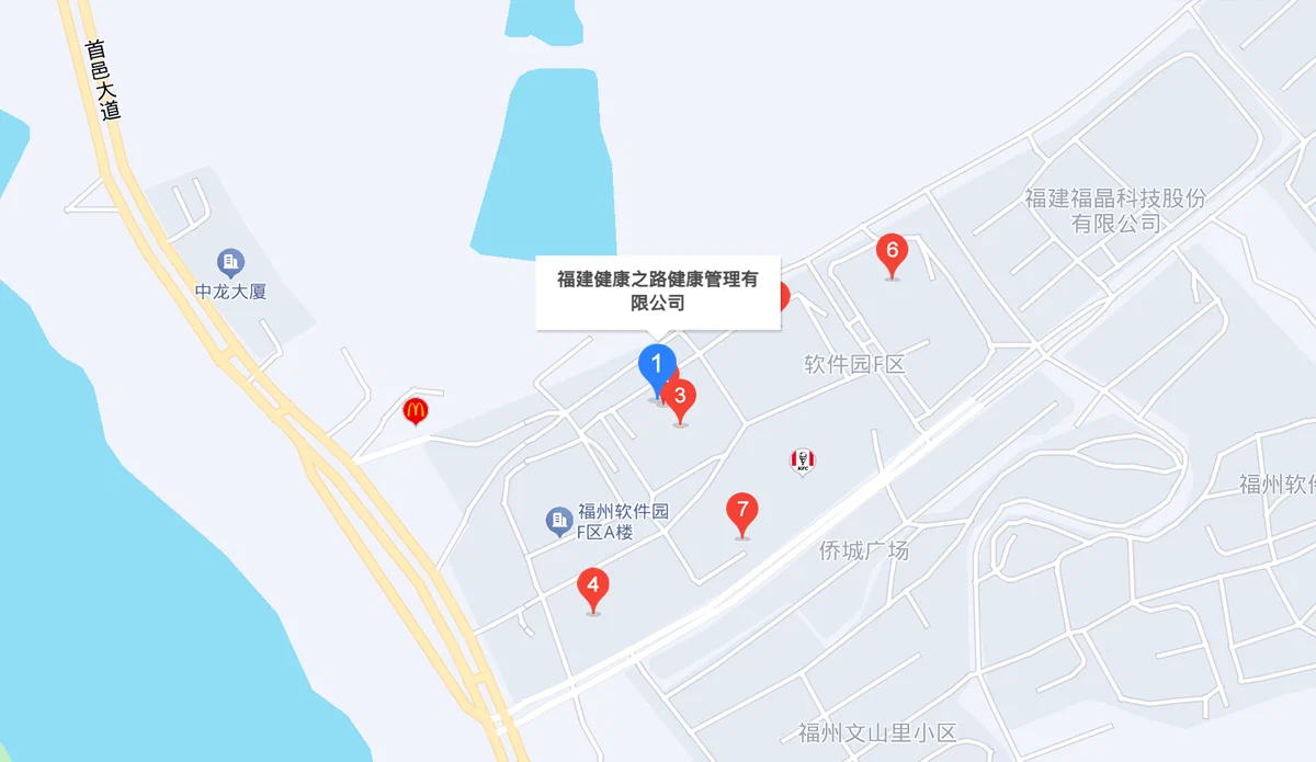 Headquarters location on Baidu Maps